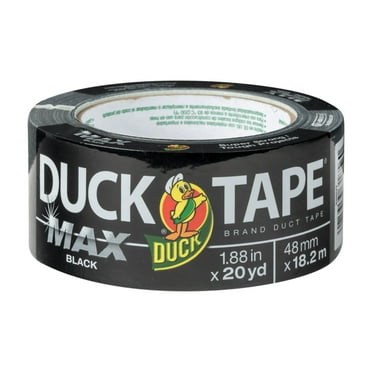 Duck Max Strength Brand Duct Tape, 1.88 in. x 20 yd., Black