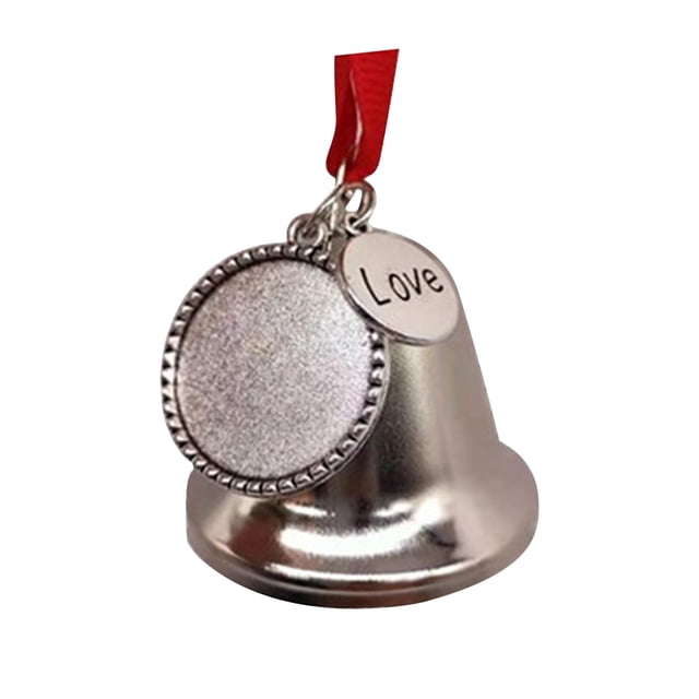 Bells Memorial Ornament, Christmas Tree Pendants, Hanging Bells, Home Decoration, Christmas Ornaments, Elegant Style, Foldable Design, Metal Frame, for Bedroom