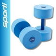 thumbnail image 2 of Sporti 8 lb Quick-Dry Foam Aquatic Fitness Dumbbells, 2 of 6