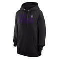 thumbnail image 2 of Women's G-III 4Her by Carl Banks  Black Colorado Rockies Dot Print Pullover Hoodie, 2 of 3