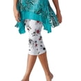 thumbnail image 4 of Pantalones largos para mujer Pantalones de chándal atléticos Pantalones recortados Pantalones casuales con estampado de flores activas Odeerbi ODB-2, 4 of 6