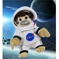 thumbnail image 5 of DolliBu Wild Squirrel Monkey Astronaut Plush Toy - Super Soft Wild Life Astronaut Stuffed Animal with Space Helmet and NASA Astronaut Suit, Spaceman Doll Decor for Girls and Boys - 12.5 Inch, 5 of 7