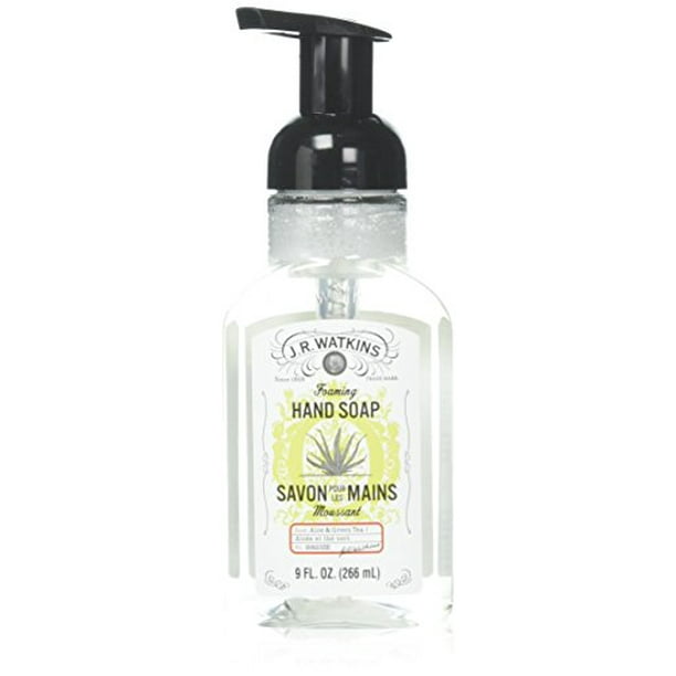 Watkins Aloe & Green Tea Foaming Hand Soap, 9 Fl Oz