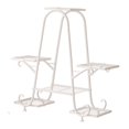 thumbnail image 4 of Soporte para plantas, soporte para macetas, soporte de hierro para regalos, estantes de exhibición para macetas Blanco, 4 of 9