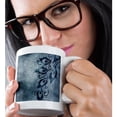 thumbnail image 2 of 3drose, Peacock Feather in Grunge Style, 15oz Mug, 2 of 6