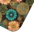 thumbnail image 5 of Pioneer Flower Floral Print Pattern Kitchen Dish Drying Mat 1 Pack, Ultra Absorbent Microfiber Drainer Mat, 16"x18", 5 of 6