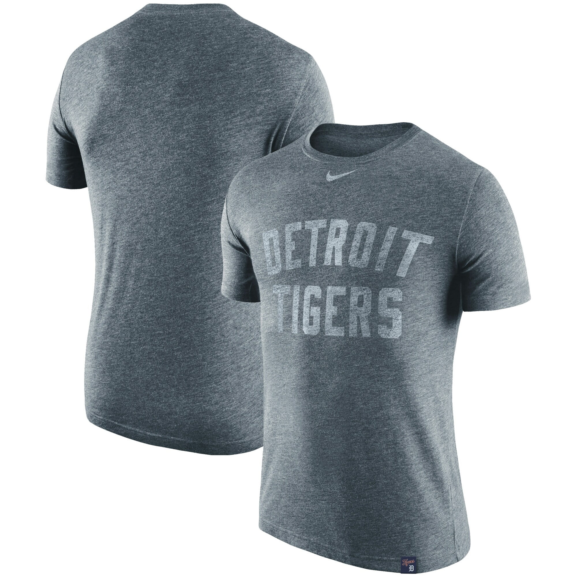 Men's Nike Heathered Navy Detroit 