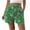 Green, variant on ZQUUVOU Women's Casual Shorts High-Waiste Button Shorts(Black,L)