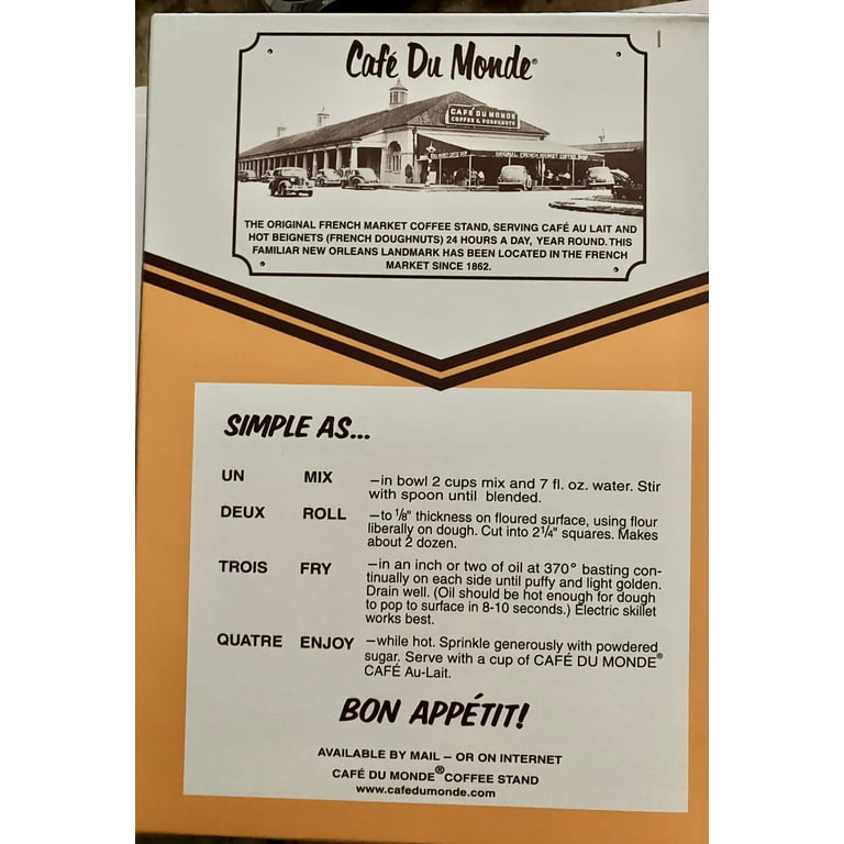 Cafe Du Monde French-style Beignet Mix, 28 oz - Pack of 12