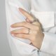 thumbnail image 5 of Anillo de plata S925 con diseño de comida sencilla para mujer, anillo de cola de circón, joyería de Europa y Estados Unidos, 5 of 6