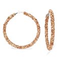 thumbnail image 1 of Women Hoop Earrings Decorative Rhinestone Ear Hoop Ear Clip Jewelry Earrings, 1 of 6