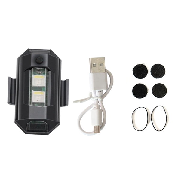 Advertencia impermeable LED bicicleta luz trasera bicicleta Drone iluminación luces traseras JShteea El nuevo