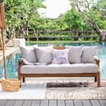 thumbnail image 2 of Cambridge Casual  Chara Teak Outdoor Daybed with Cushion, 2 of 5