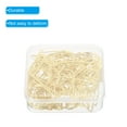 thumbnail image 4 of Uxcell 50 Pieces Metal Paper Clip Drop-Shaped with Box 1.3 Inch Gold Tone for Crafts Organize Office Home, 4 of 5