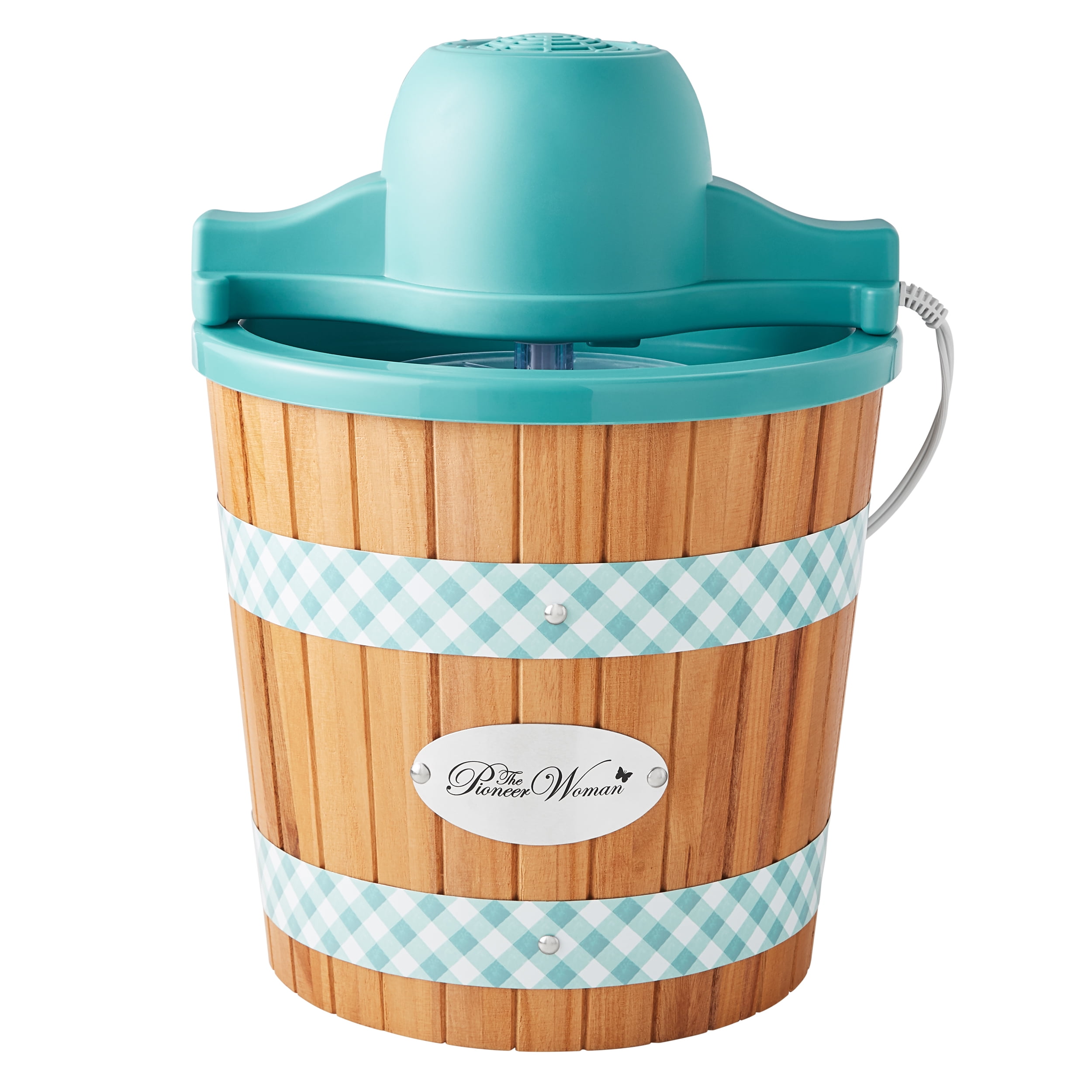  The Pioneer Woman 4 Quart Ice Cream Maker, Sweet Rose: Home &  Kitchen