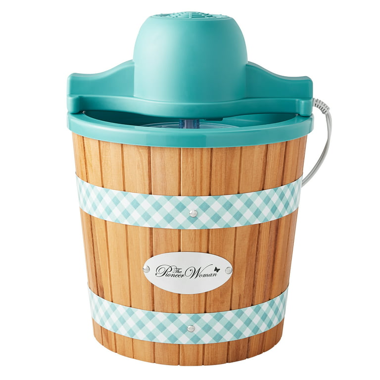 🌺🍦 NWT The Pioneer Woman Teal Blue Ice Cream Maker in 2023