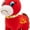 Crying Horse, variant on Year of The Horse 2026 Plush Toys, 7.87in Funny Smiling/Crying Horse Plushie Figurine, Chinese Lunar New Year Mascot Zodiac Stuffed Animals Ornament for Home Store Tabletop Decor, Red (Crying Horse)