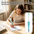 thumbnail image 4 of Cute Stationery Pen with Pearl Beads, Aesthetic Journal Pen for Women and Girls, Valentine Gift for Women and Girls, 1 Pack, 4 of 5