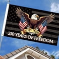 thumbnail image 5 of 250th Anniversary USA Flag 3x5 FT Double Sided: 3 Ply Durable American Flag for Outdoor, Front Door, Porch, Wall Patriotic Birthday Decor, 5 of 8