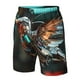 thumbnail image 4 of Fotbe Futuristic Robot Hummingbird Trajes de Baño Estampados para Hombre, Shorts de Verano de Secado Rápido, Ropa de Playa, Bañadores-3X-Large, 4 of 6