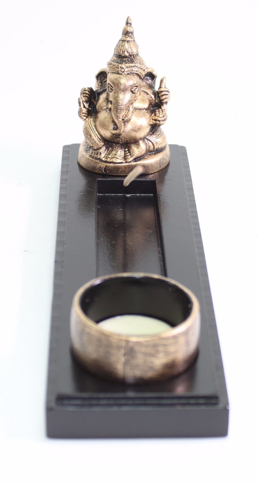 Elephant Ganesha Zen Incense Burner Candle Holder with Candle Home Decor Gift G16279