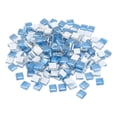 thumbnail image 1 of Uxcell Mosaic Tiles, 1 x 1cm Micro Glass Tiny Mini Mosaic Tile DIY Hobbies Handmade Crystal Free Stone Craft Material Creativity (AB Cobalt Blue Pack of 110), 1 of 7
