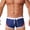Dark Blue, variant on Men's Athletic Short Pride Day Rainbow Strips Swimsuits Bikini Board Surf Shorts Trunk with Adjustable Drawstring