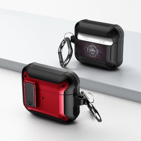 Duo Shield Secure Lock Designed For AirPods 3rd Gen With Hook  Red/Black price history on PriceWatchPro