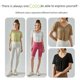 thumbnail image 5 of Blusa de verano para yoga, fina, transpirable, deportiva, de manga corta, ajustada, para fitness, camiseta de yoga, 5 of 5