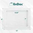 thumbnail image 4 of EnDoc 9x12 Full Face Window Envelopes - 28lb Paper. Bright White 9 x 12 Inches Envelope, With a nice Clear Full window - 50 Pack, 4 of 10