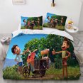 thumbnail image 3 of Disney-Juego de ropa de cama de dibujos animados, funda de edredón, funda de almohada, decoración de Anime, Kawaii, cama, Spead, dormitorio, regalo para niños, 3 of 5