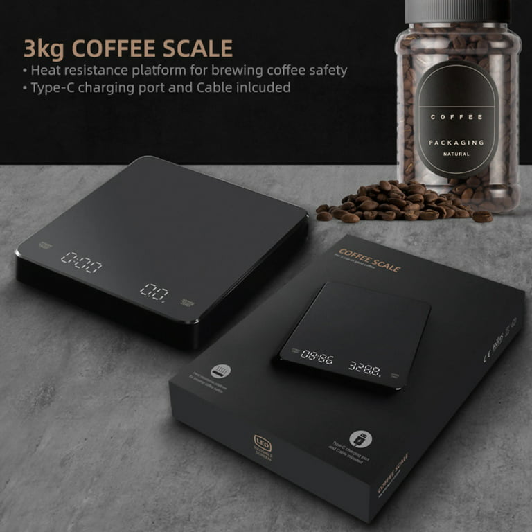 Coffee Sensor Slim digital scale with timer function