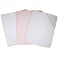 thumbnail image 3 of Spasilk Baby 3 Pack Soft Terry Hooded Towel Bath Set for Newborn and Infant Girls, Pink Butterfly, 3 of 7