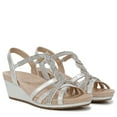 thumbnail image 2 of LifeStride Womens Miami Wedge Sandal - Medium & Wide Width, 2 of 9