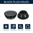 thumbnail image 3 of 10pcs Hole Plug 13/16 Inch (21mm) Button Plugs Fit for 18mm Hole, Snap in Locking Hole Tube Plug Gel, Black, 3 of 6