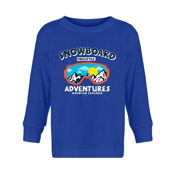 Snowboard Adventures. Long Sleeve Toddler -Image by Shutterstock, 5 Toddler