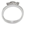 thumbnail image 4 of Diamond Anchor Ring 1/5 ct tw Round-cut Sterling Silver, 4 of 4