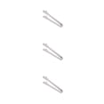 thumbnail image 1 of Decodeary Pince Alimentaire en Acier Inoxydable Servant des Clips de Cuisine Buffet de Ménage Réutilisables en Plein Air Restaurant Tong Type 4 3Set, 1 of 6