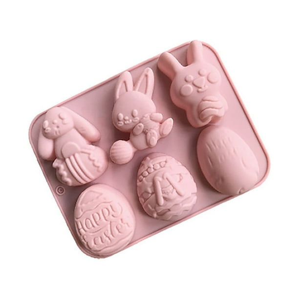 Lot de 2 moules ronds en silicone AIFUDA à 6 cavités en forme d'abeille
