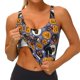 thumbnail image 3 of Balery Spooky Cats And Halloween Pumpkins Sujetadores deportivos con espalda cruzada para mujer, acolchados, sin costuras, de alto impacto, ideales para yoga, gimnasio, entrenamiento y fitness.-, 3 of 8