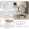 thumbnail image 6 of FKELYI Office Chair Slipcover Rotating Armchair Protector Covers Retro Butterfly Rose Flower Print Swivel Computer Chair Cover Washable Dust-Proof Home Docer, 6 of 7