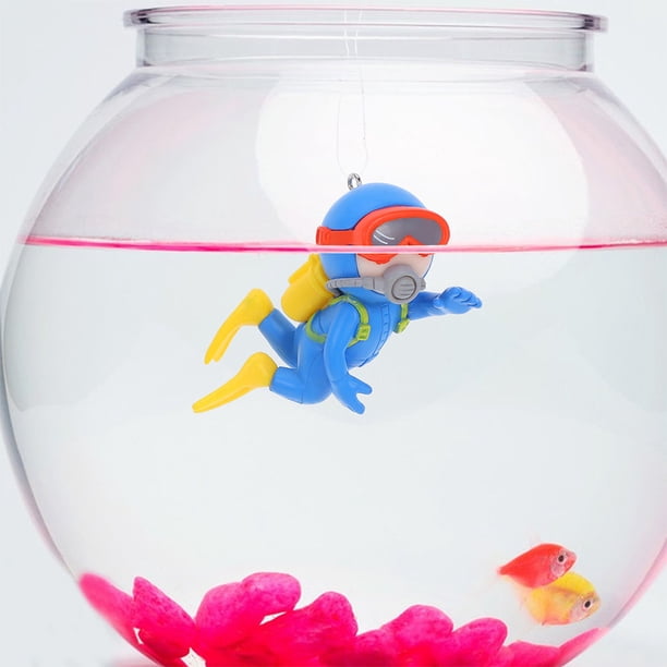 KAKOWELY 2Ud Adornos Flotantes De Buceador Para Acuario Y Para Ambiente Acuático