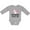 AC-Heather Grey, variant on Inktastic My Nanny Loves Me Unicorn Girls Long Sleeve Baby Bodysuit