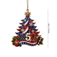 thumbnail image 6 of Clearance Gunhay United States 250th Anniversary Ornament, 250th Anniversary USA Christmas Tree Ornament, 250 Patriotic American Flag Christmas Ornaments, Hanging Decor for Patriotic Collectors, 6 of 7