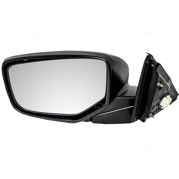 Left Driver Side Power Mirror - without Heat - Paint To Match - Black - Compatible with 2008 - 2012 Honda Accord Sedan 4-Door 2009 2010 2011