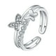 thumbnail image 1 of Anillo Abierto Anillo de aleación de plata de moda Señoras Anillos Ajustable, 1 of 7