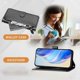 thumbnail image 3 of Compatible For Honor 400 Pro 5g (global) Case Zipper Pocket Multiple Card Slots Leather Phone Cover, 3 of 5
