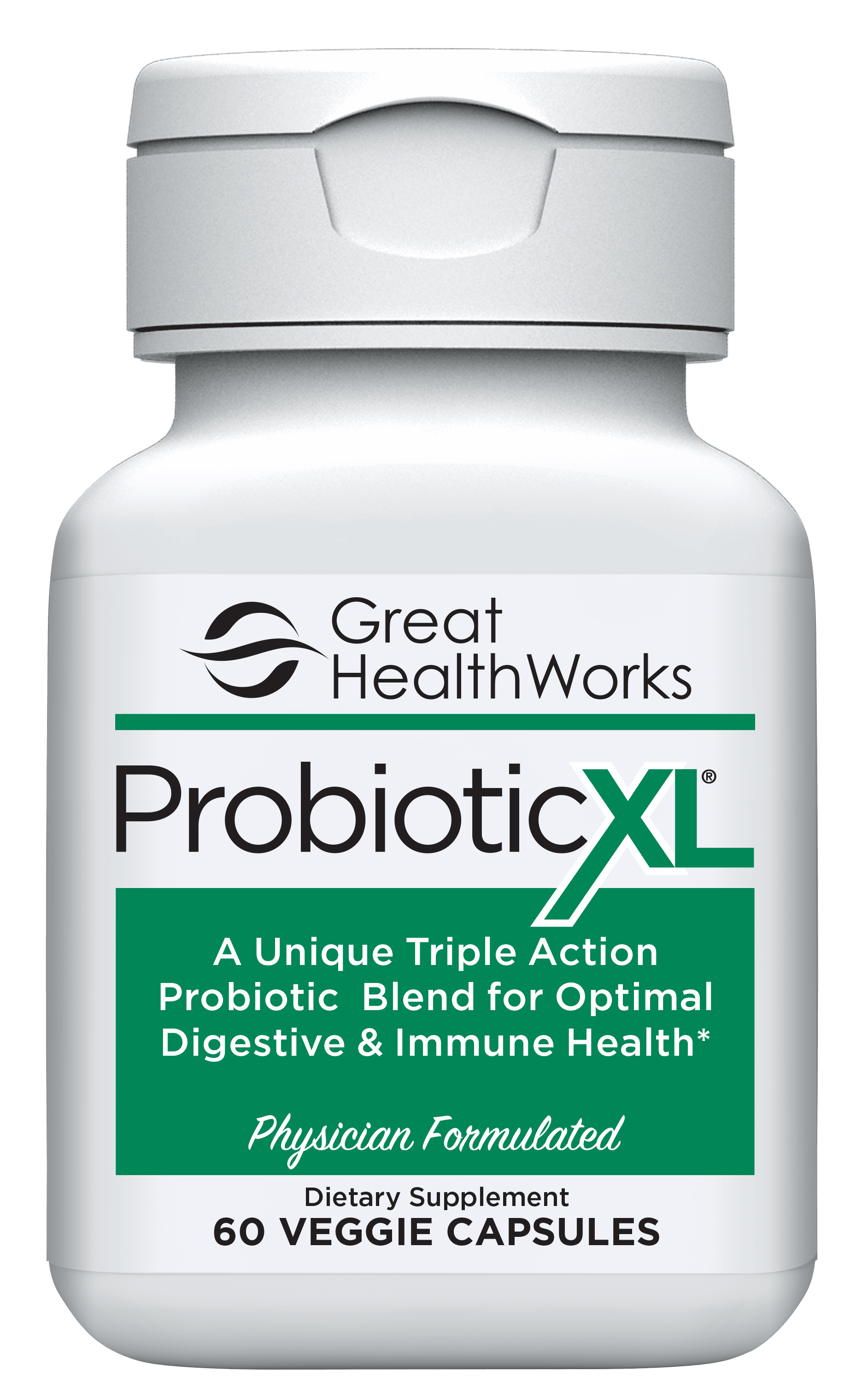 ProbioticXL by Great HealthWorks formulated for Optimal Digestive