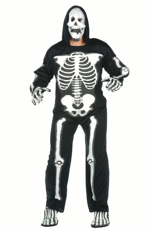 3-d Eva Skeleton Plus Size Costume - Walmart.com