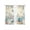 Brown Blue Teal, variant on Vintage Beige Coastal Sheer Curtains 72 Inch Length 2 Panels Set Window Treatments, Summer Beach Starfish Shell Coral Nautical Rod Pocket Semi Curtains for Living Room/Bedroom/Kitchen, 104"W x 72"L